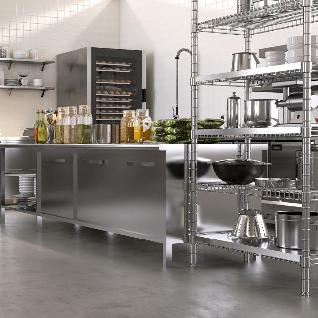 clean kitchen
