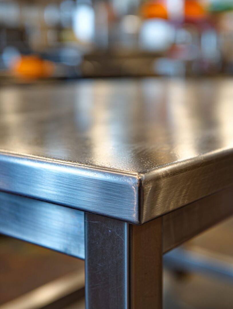 Custom steel shelving for foodservice